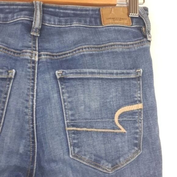 American Eagle Outfitters AEO Super Hi-Rise Jegging Size 2 Regular - Picture 4 of 13